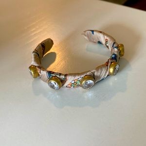 Anthropologie wrapped bangle bracelet